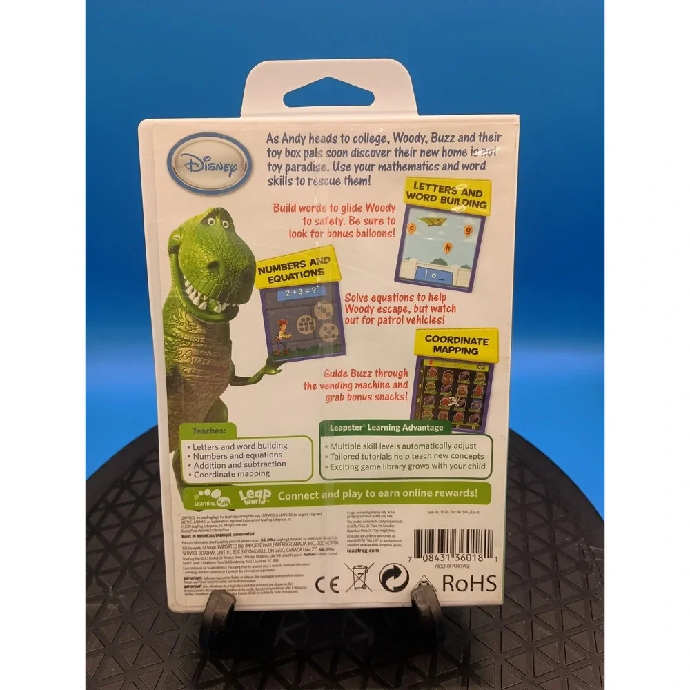 Leapfrog Leapster Toy Story 3 Learning Video Game Leapster 2 Explorer LeapPad